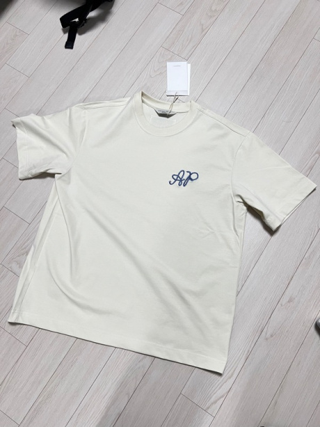 애프터프레이(AFTERPRAY) 에센셜 로프 심벌 브로드리 티셔츠 아이보리 후기
