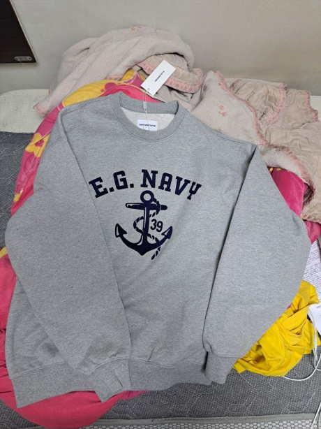 에스피오나지(ESPIONAGE) EGN Anchor Heavyweight Sweatshirt Grey 후기