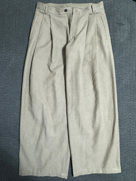 비긴202(BEGIN202) Washed Cotton Dobby Pants [Washed Beige] 후기