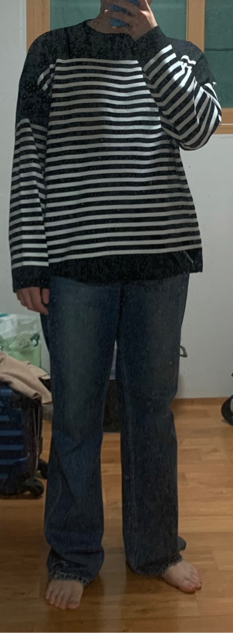 비긴202(BEGIN202) French Stripe Pullover Knit [White x Black] 후기