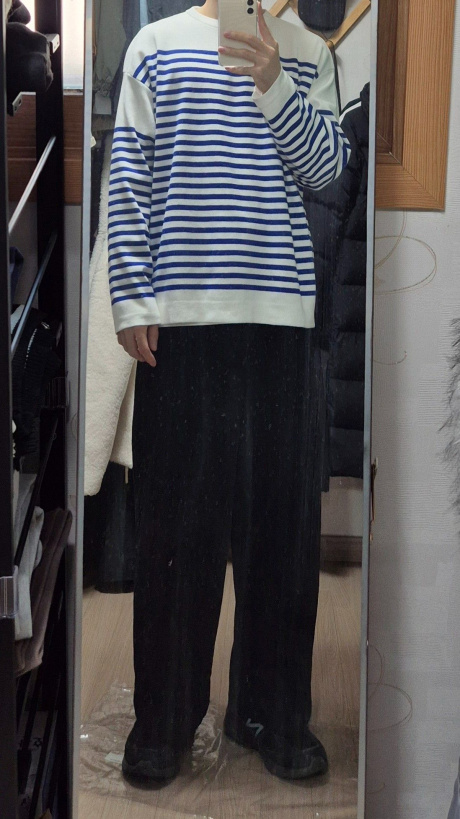 비긴202(BEGIN202) French Stripe Pullover Knit [Blue x White] 후기
