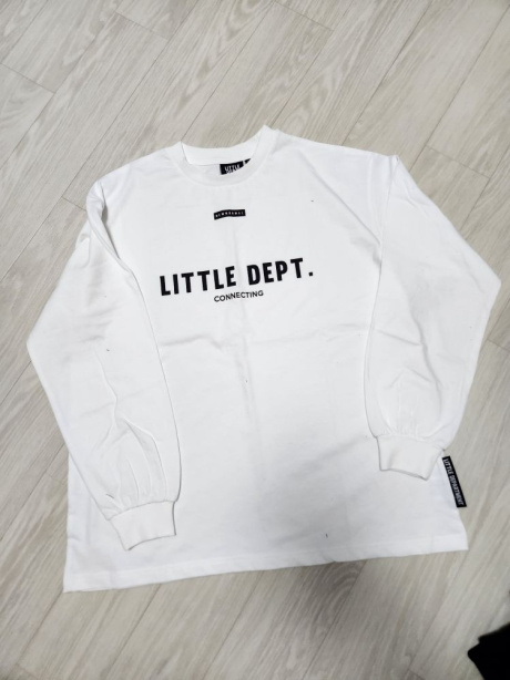 리틀뎁(LITTLE DEPT) 그래픽 롱 슬리브 티셔츠 White 후기