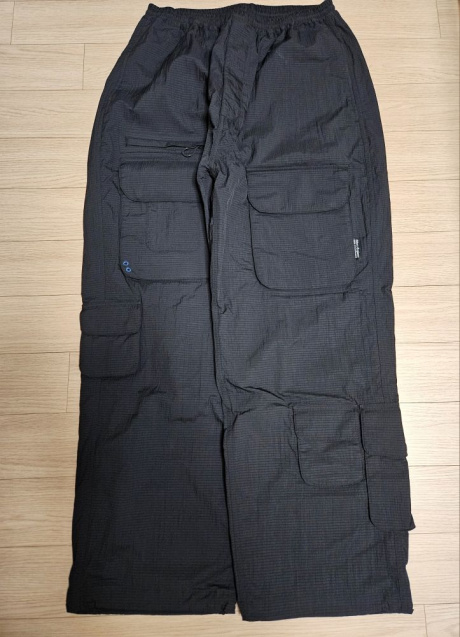 유니폼브릿지(UNIFORM BRIDGE) ripstop multi pocket pants black 후기