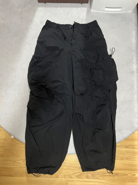 낫포너드(NOT4NERD) Nylon Big Pocket Parachute Pants -  Black 후기