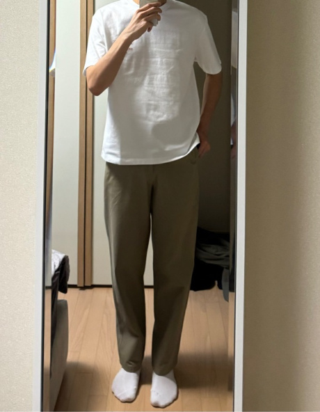 노운(NOUN) straight chino pants (beige) 후기