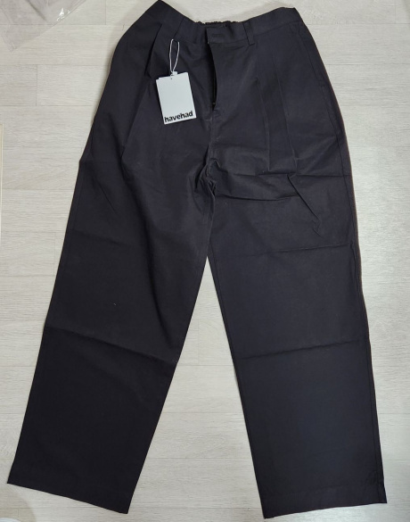 해브해드(HAVE HAD) 24ss City Worker Pin-tuck Trouser(Black) 후기