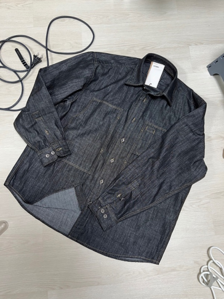 프리즘웍스(FRIZMWORKS) DENIM CARPENTER POCKET WORK SHIRT _ BLACK 후기