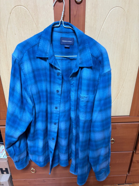 디스이즈네버댓(THISISNEVERTHAT) Flannel Check Shirt Blue 후기