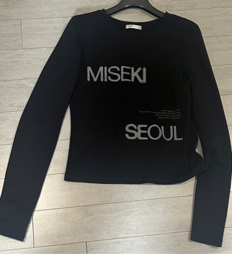 미세키서울(MISEKI SEOUL) Logo long sleeves BLACK 후기