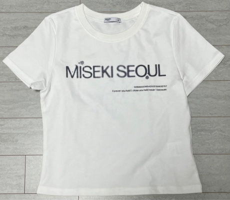 미세키서울(MISEKI SEOUL) Logo short sleeves WHITE 후기