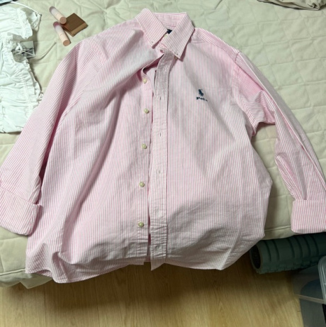 폴로 랄프 로렌(POLO RALPH LAUREN) [New Pink Capsule] 클래식핏 옥스포드 셔츠 - 핑크 후기