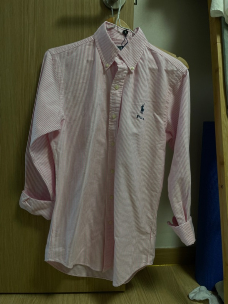 폴로 랄프 로렌(POLO RALPH LAUREN) [New Pink Capsule] 클래식핏 옥스포드 셔츠 - 핑크 후기