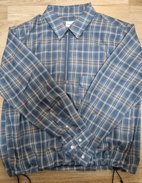 에스피오나지(ESPIONAGE) Vintage Plaid Pullover Shirt Blue 후기