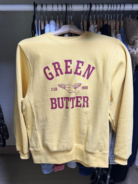 그린버터(GREENBUTTER) Butter Wing Sweatshirt (Mustard) 후기