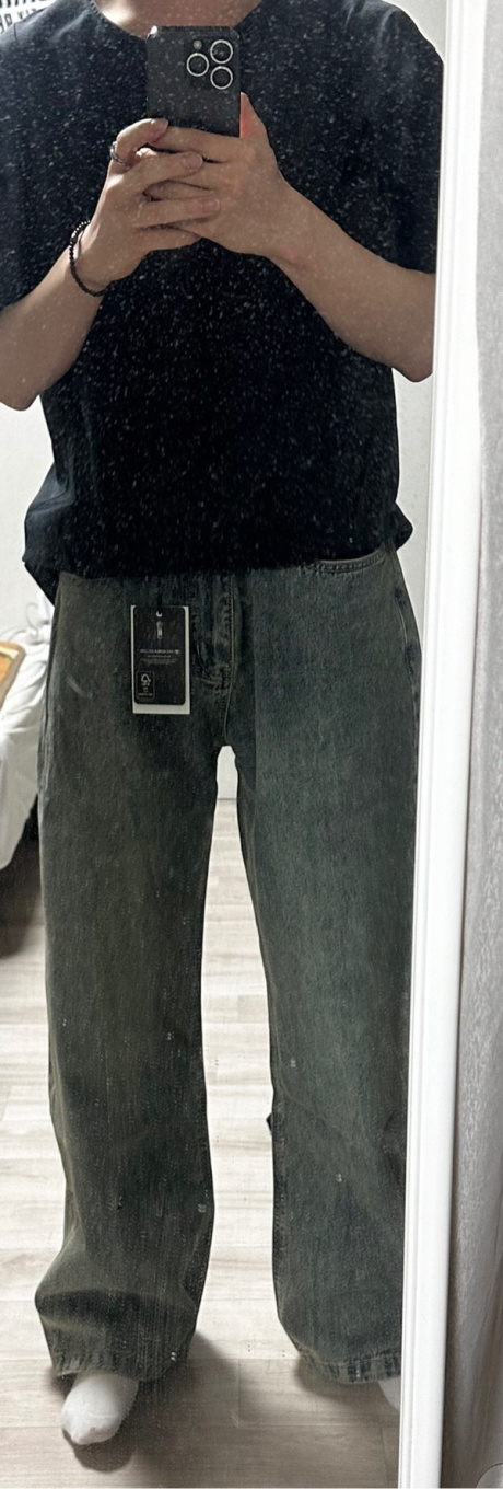 비긴202(BEGIN202) [2PACK] Wide Semi Flare Denim Pants 4 Color 후기