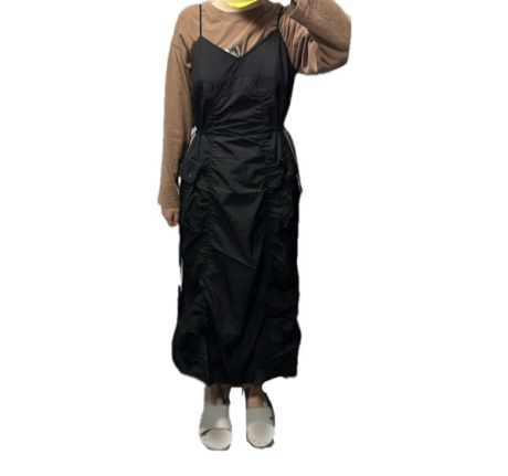 인사일런스 우먼(INSILENCE WOMEN) 파라슈트 맥시 드레스 2 BLACK 후기