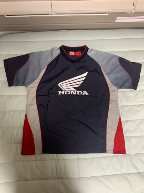 혼다 모터사이클(HONDA MOTORCYCLE) Honda Speed Track nylon T-shirt Navy 후기