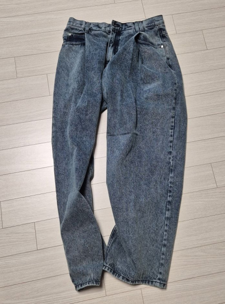 데케트(DECET) Deep Pleats Wide Jeans DCPT030STNGRBlue 후기