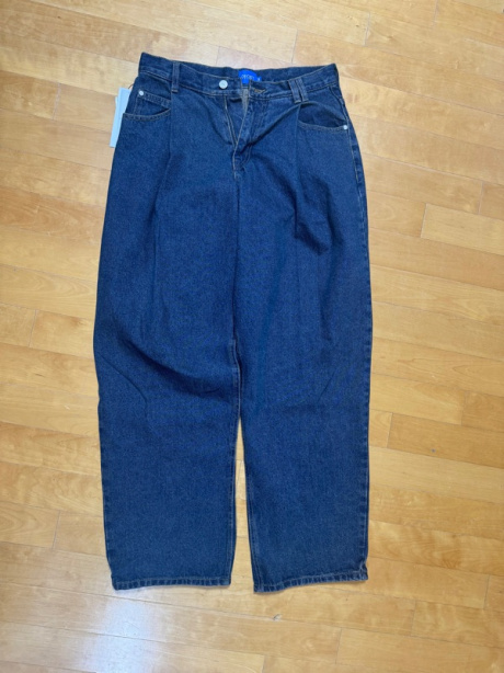데케트(DECET) Deep Pleats Wide Jeans DCPT030YLBlue 후기