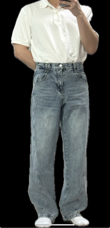 데케트(DECET) Curved Wide Jeans DCPT033YBlueB 후기