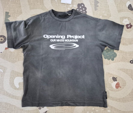 오프닝프로젝트(OPENING PROJECT) Identity T Shirt - Washed Black 후기