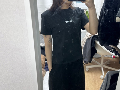 인사일런스 우먼(INSILENCE WOMEN) SLNC 슬림핏 티셔츠 BLACK 후기