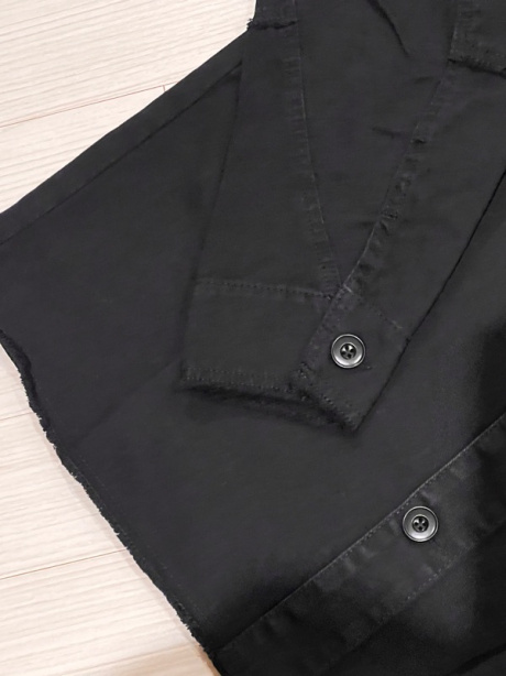 인사일런스(INSILENCE) 커티드 라인 셔츠 자켓 BLACK 후기