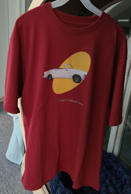 크레이지 카 워시 크루(CRAZY CAR WASH CREW) 디키 티셔츠 레드 후기