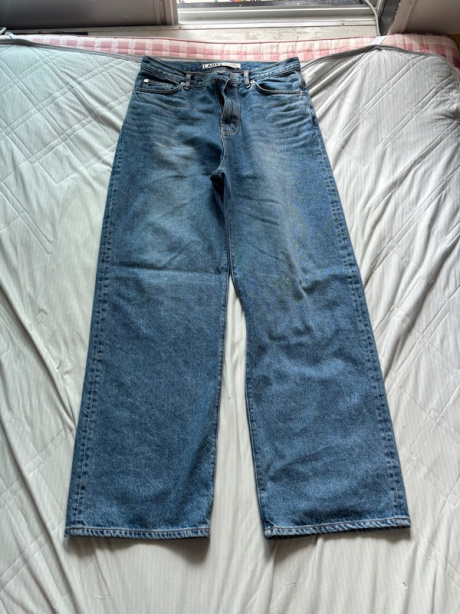 라벨아카이브(LABELARCHIVE) W Mariam wide fit jeans mid blue wash 후기