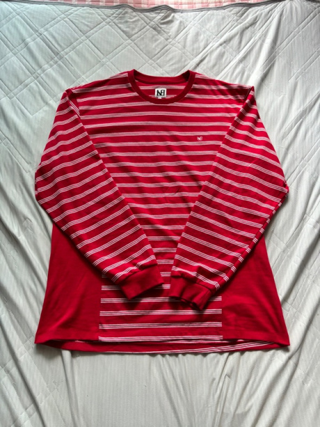 라벨아카이브(LABELARCHIVE) Osk striped T-shirt scarlet 후기