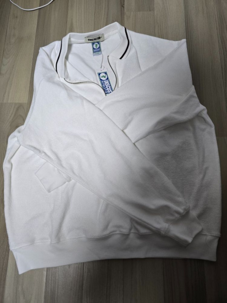 디스커스 애슬레틱(DISCUS ATHLETIC) DA × OAM Emblem Terry Long Sleeve Tennis Shirt Off White 후기