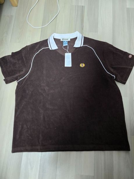 디스커스 애슬레틱(DISCUS ATHLETIC) DA × OAM Emblem Terry Tennis Shirt Brown 후기