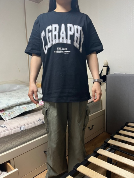 코드그라피(CODEGRAPHY) COOL C.GRAPHY 아치 로고 반팔 티셔츠_블랙 후기