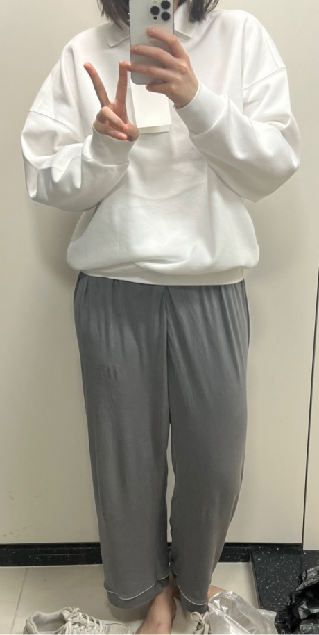레터(LETTER) Paul polo sweatshirt (off white) 후기