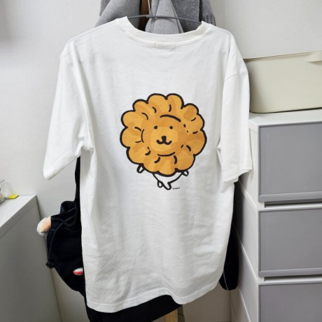스파오(SPAO) [담곰이] 담곰이 한국상륙 반팔 티셔츠(WHITE)_SPRLE25U01 후기