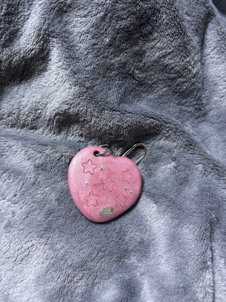 엔프프(NFF) heart star mirror key ring-pink pearl 후기