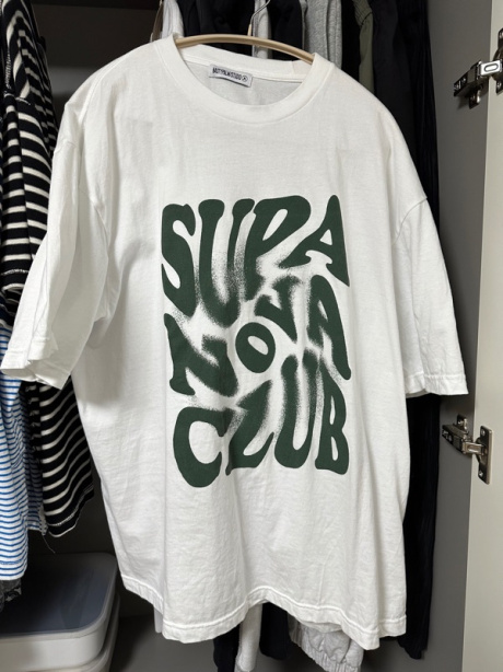 엔피스튜디오(NP STUDIO) [2PACK] 슈퍼 노바 클럽 로고 티셔츠 2COLOR 후기