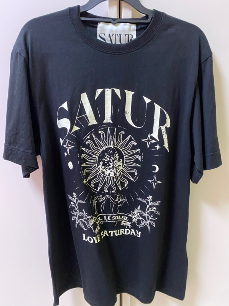세터(SATUR) 타로 그래픽 반팔 티셔츠 뉴트로 블랙 후기