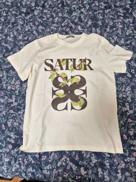 세터(SATUR) (W) 아페로 리프 그래픽 반팔 티셔츠 리조트 아이보리 후기