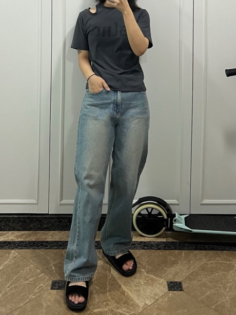 인사일런스 우먼(INSILENCE WOMEN) SLNC 컷아웃 티셔츠 CHARCOAL 후기