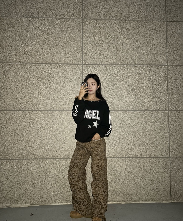 셋업이엑스이(SETUP-EXE) LEOPARD LACE PANTS / BEIGE - 사이즈 & 후기