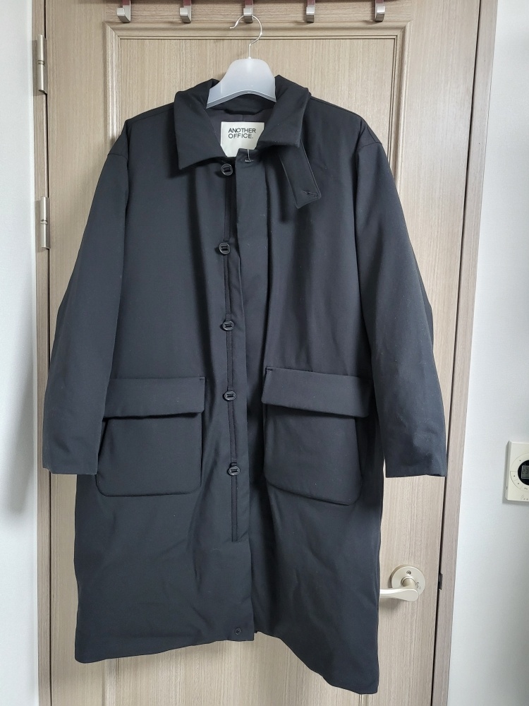 어나더 오피스(ANOTHER OFFICE) Ample Down Long Coat (Black
