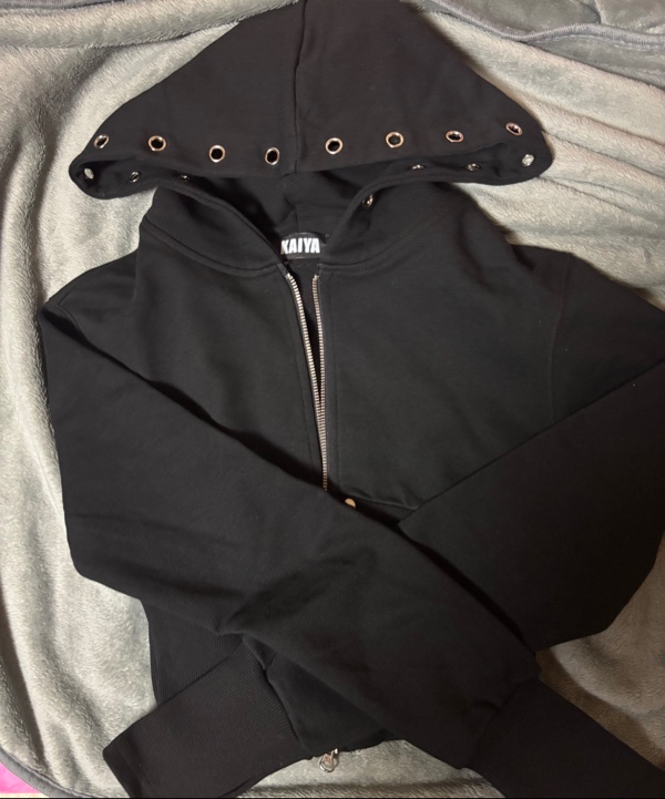 카이야(KAIYA) tie me up hoodie zip-up - 사이즈 & 후기 | 무신사
