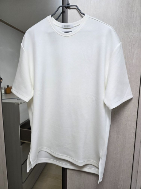 드로우핏(DRAW FIT) 에센셜 베이직 티셔츠 [OFFWHITE] 후기