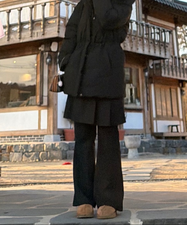 USED] 미세키서울(MISEKI SEOUL) Pleats midi skirt pants SET BLACK 1