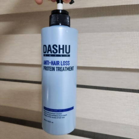다슈(DASHU) 데일리 안티헤어로스 단백질 트리트먼트 500ml 후기