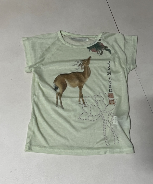 스컬프터(SCULPTOR) Zen Deer Tee Mint - 사이즈 & 후기 | 무신사