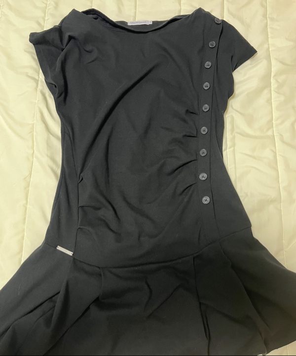 미세키서울(MISEKI SEOUL) Pleats button mini onepiece BLACK