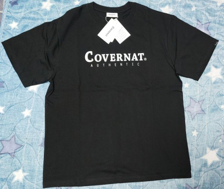 커버낫(COVERNAT) 어센틱 로고 티셔츠 블랙 후기