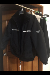 lmc boa fleece reversible full zip jacket black